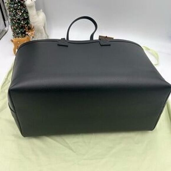 Women’s Burberry pebble grain, leather check lined , large shopping tote Italy - Picture 11 of 13